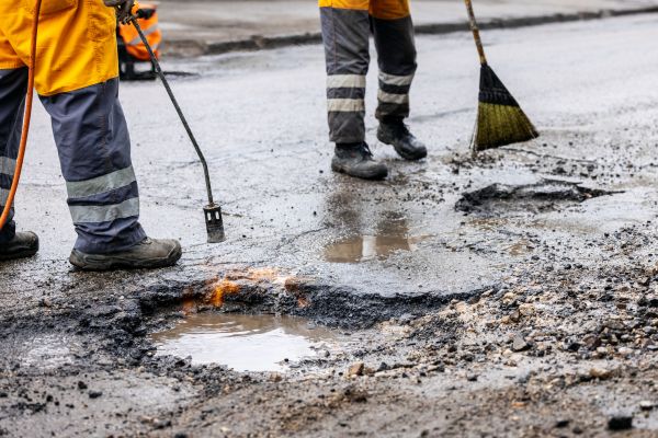 Gravel Pothole Repair in Binghamton