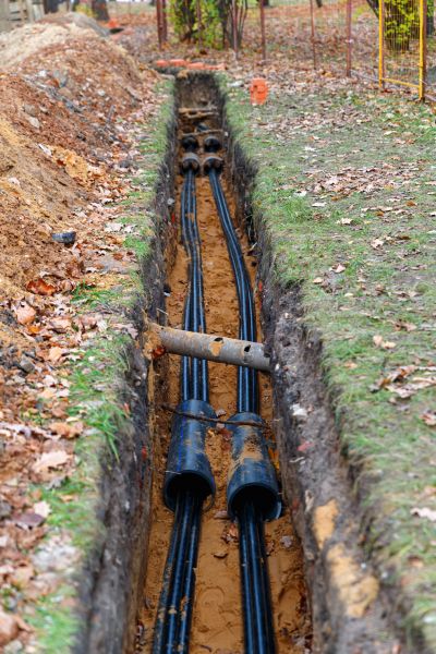 Electrical Line Excavation in Binghamton