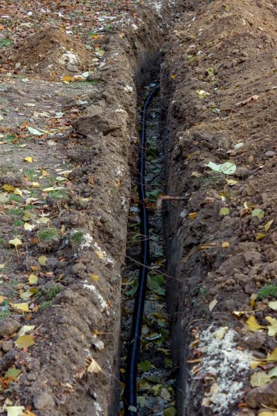 Cable Line Trenching in Binghamton